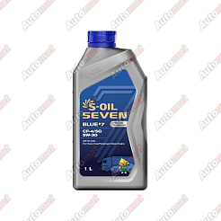 Масло моторное S-OIL 7 BLUE #7 5W-30 CF-4/SG Synthetic Technology, 1л